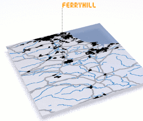 3d view of Ferryhill