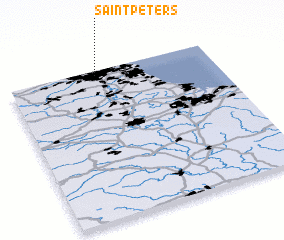 3d view of Saint Peters