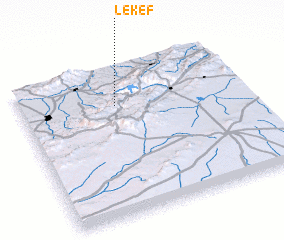 3d view of Le Kef