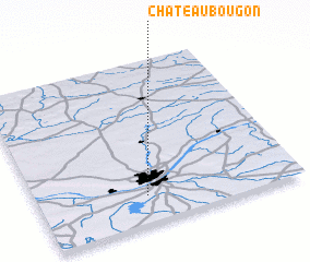 3d view of Château-Bougon