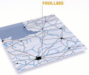 3d view of Fouillard