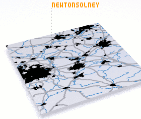 3d view of Newton Solney