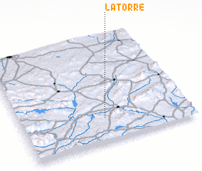 3d view of La Torre