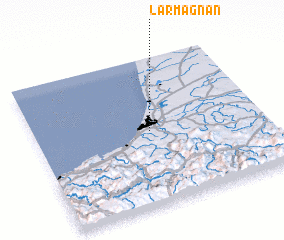 3d view of Larmagnan