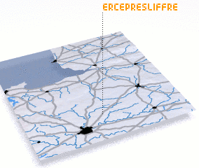 3d view of Ercé-près-Liffré