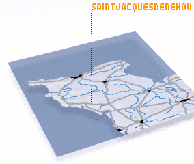 3d view of Saint-Jacques-de-Néhou