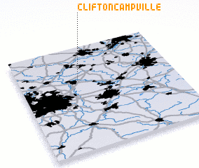 3d view of Clifton Campville