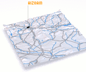 3d view of Aizoáin