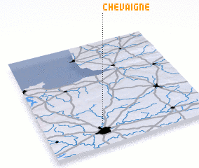 3d view of Chevaigné