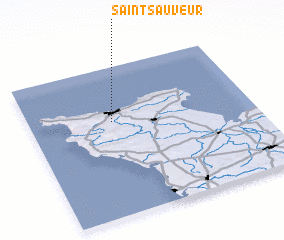 3d view of Saint-Sauveur