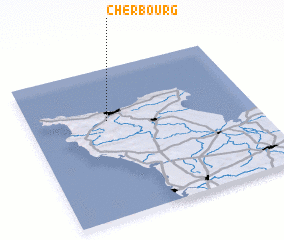 3d view of Cherbourg