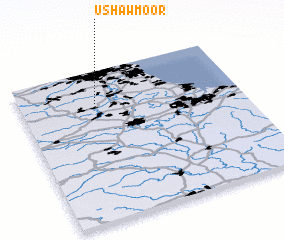 3d view of Ushaw Moor