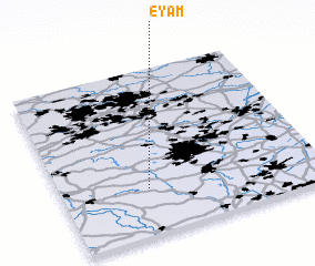 3d view of Eyam