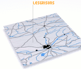 3d view of Les Grisons