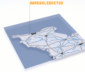 3d view of Hameau Le Breton