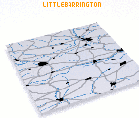3d view of Little Barrington