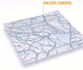 3d view of Val del Cabriel