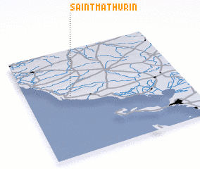 3d view of Saint-Mathurin