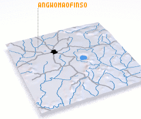 3d view of Angwoma Ofinso