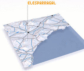 3d view of El Esparragal