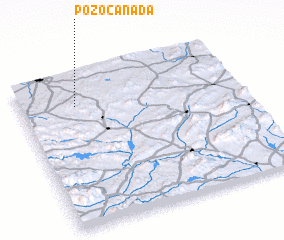 3d view of Pozo-Cañada