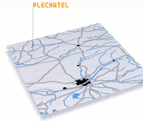 3d view of Pléchâtel