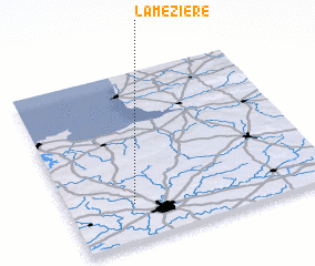 3d view of La Mézière