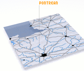 3d view of Pont-Réan