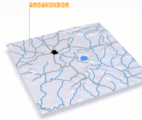 3d view of Amoakukrom