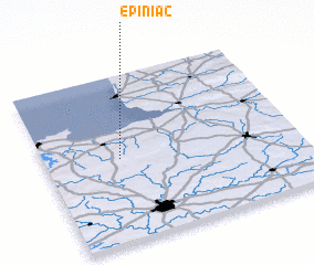 3d view of Épiniac