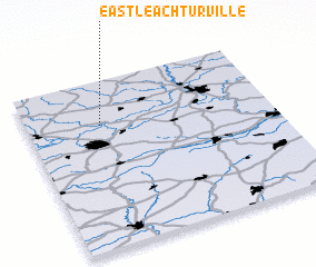 3d view of Eastleach Turville