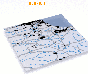 3d view of Hunwick
