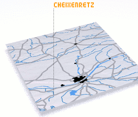 3d view of Cheix-en-Retz