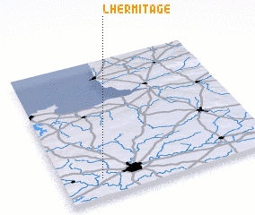 3d view of LʼHermitage