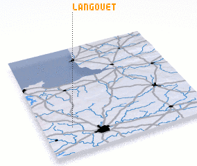 3d view of Langouet