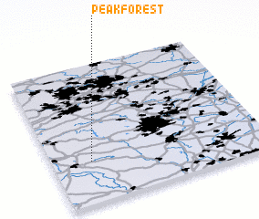 3d view of Peak Forest
