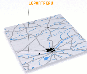 3d view of Le Pontreau