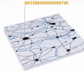 3d view of Winterbourne Monkton