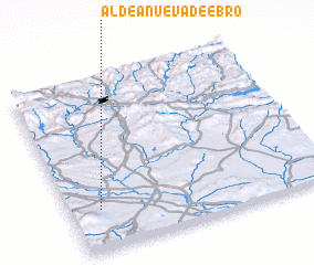 3d view of Aldeanueva de Ebro