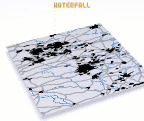 3d view of Waterfall