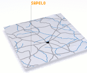 3d view of Sapélo