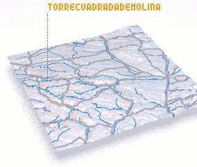 3d view of Torrecuadrada de Molina