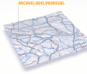 3d view of Anchuela del Pedregal