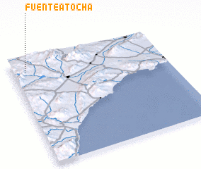 3d view of Fuente Atocha