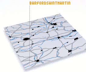 3d view of Barford Saint Martin