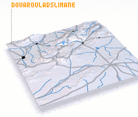 3d view of Douar Oulad Slimane