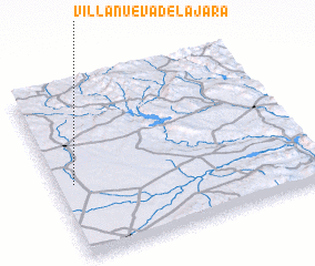 3d view of Villanueva de la Jara