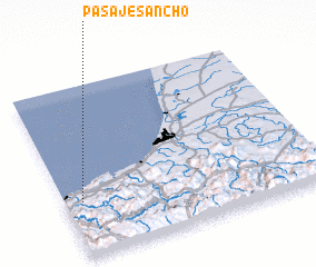 3d view of Pasajes Ancho