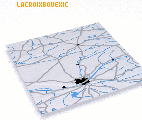 3d view of La Croix Bouexic