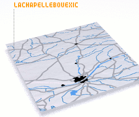 3d view of La Chapelle-Bouexic